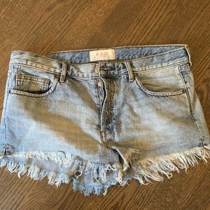 Free People We the Free denim shorts